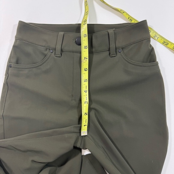 Lululemon City Sleek 5 Pocket 7/8 Pant Dark Olive - Picture 5 of 7